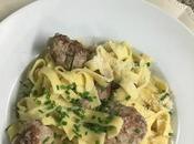 Albóndigas Suecas Pasta (Swedish Meatball Pasta)