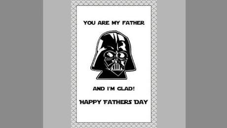 Tarjeta día del Padre de Darth Vader y más para los papás fans de Star Wars