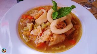 Sopa de calamares