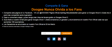 Gran promoción de marzo y sorteo en Doogee. ¡Corre que vuelan!