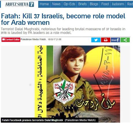 Fatah: una asesina de 37 personas, módelo para las mujeres palestinas.