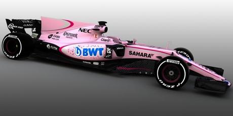 Force India cambiará el color del VJM10 a rosado mate