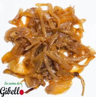 Cebolla caramelizada al Pedro Ximenez