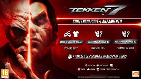 Tekken 7 revela su campaña de contenidos adicionales post lanzamiento