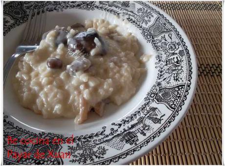 Risotto de setas de temporada