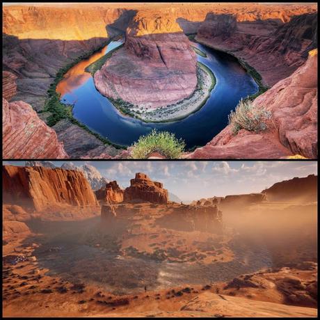 Así es el mundo de Horizon Zero Dawn en la realidad