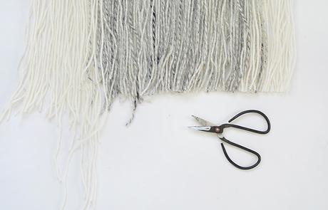DIY: un tapiz de lana al estilo escandi para la decoración de casa