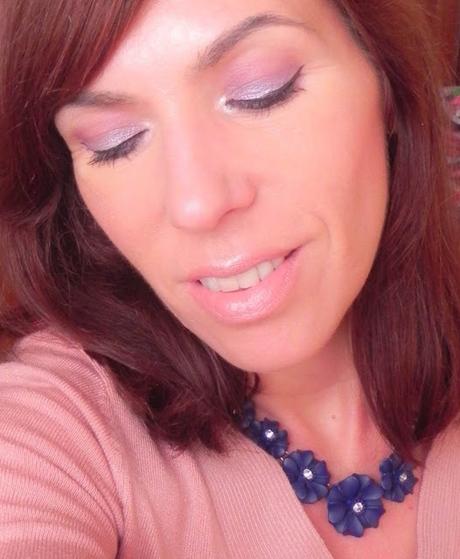 Maquillaje fácil primavera malva