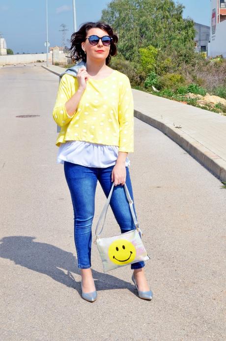 Amarillo y metalizado