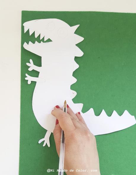 Diy dinosaurio de george pig en fieltro - Paperblog