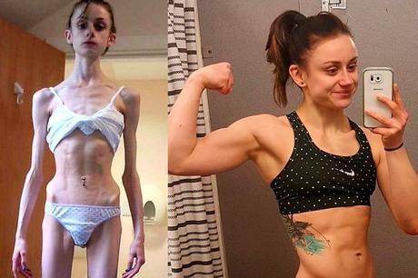 La increíble transformación de Fiona Chrystal: de la anorexia a la luchadora de artes marciales mixtas