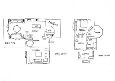 Un espejo barroco en el salon boceto de distribucion