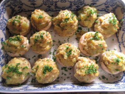 RECETA - Champiñones rellenos de tortilla