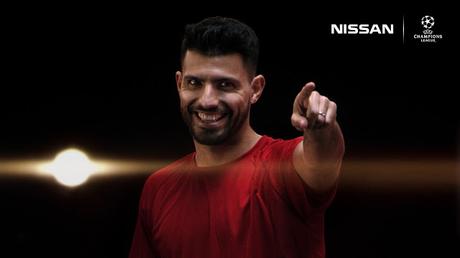 Nissan le da la bienvenida a Sergio Kun Agüero como embajador global de la UEFA Champions League