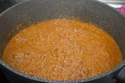 Espaguetis boloñesa en Thermomix sin gluten