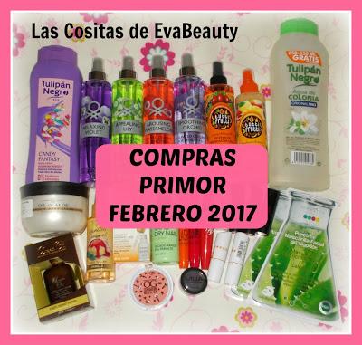 Compras en Primor Febrero 2017.