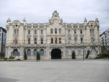 El edificio del Ayuntamiento de Santander