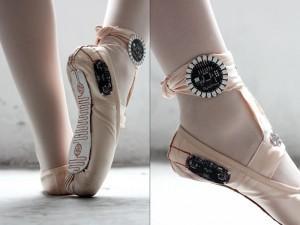 Zapatillas de ballet que dibujan
