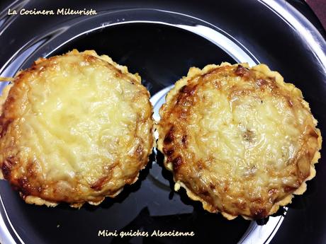 Mini quiches Alsacienne-quiche Lorraine