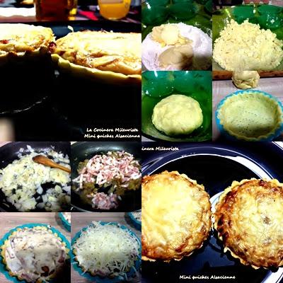 Mini quiches Alsacienne-quiche Lorraine