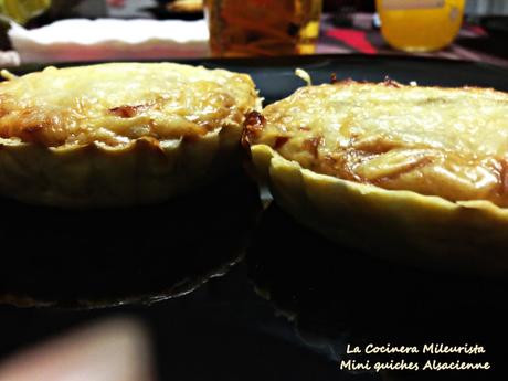 Mini quiches Alsacienne-quiche Lorraine