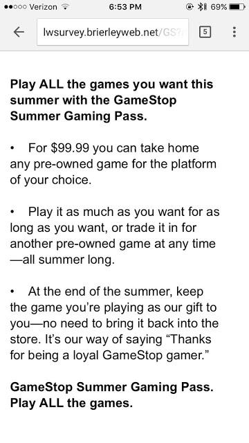 GameStop estaría pensando en lanzar un pase de juegos ilimitados por 100 euros para verano