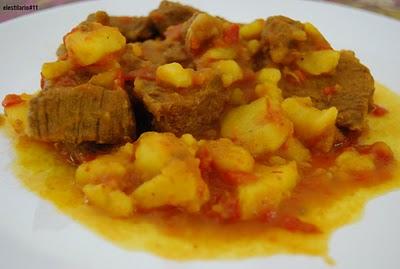 El Recetario: Guiso de ternera con patatas