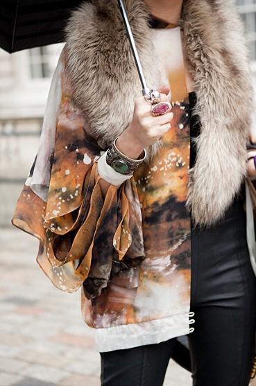 London Fashion Week street style