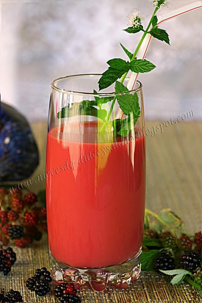 LECHE DE AVENA Y MORAS