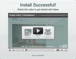 Glass, red para comentar o recomendar sitios web