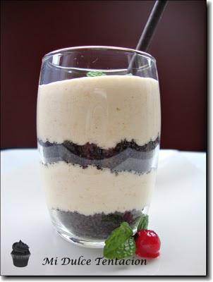 Espuma de Caquis y Oreo