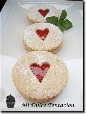 Galletas de Avellana rellenas de Gelatina de Mermelada