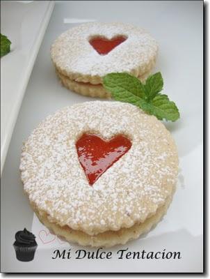 Galletas de Avellana rellenas de Gelatina de Mermelada