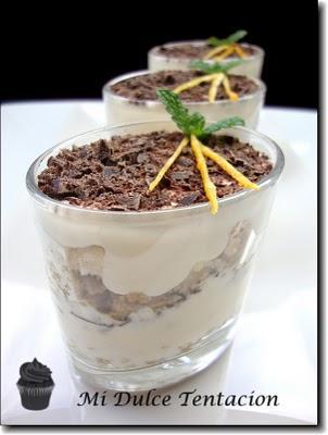 Tiramisú de Naranja y Chocolate Tiramisú de Naranja y Chocolate