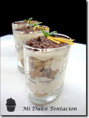 Tiramisú de Naranja y Chocolate Tiramisú de Naranja y Chocolate