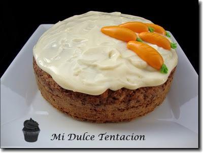 Tarta de Zanahoria con glaseado de Queso y Limón