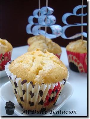 Magdalenas Navideñas de Papaya y Mascarpone