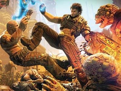Bulletstorm: Can't wait to get extra points for kickin' people in the nuts!!