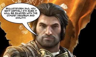 Bulletstorm: Can't wait to get extra points for kickin' people in the nuts!!