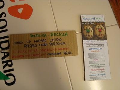 folleto interactivo.... SI LO VES POR AHÍ...SIGUE SUS INSTRUCCIONES: REUTILIZA - RECICLA