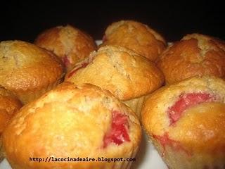 MUFFINS DE FRESAS