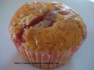 MUFFINS DE FRESAS