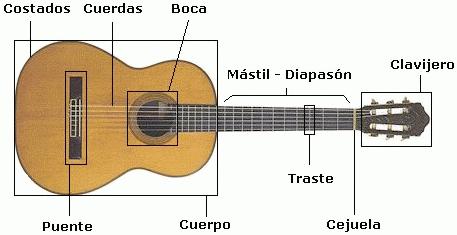La Guitarra y las notas