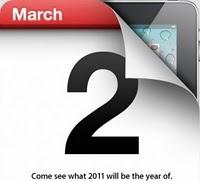 Apple presentará el iPad 2 el miércoles 2 de marzo