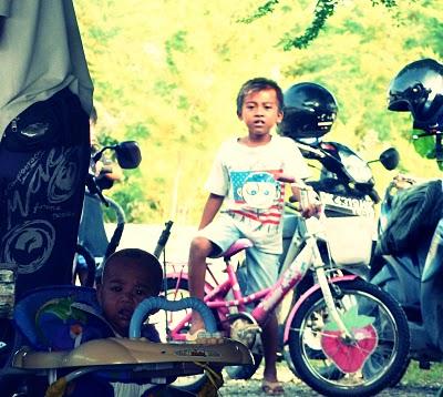 Niños en Bali