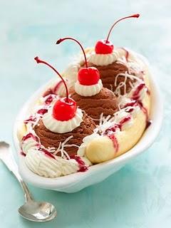 Sundae de helado de California