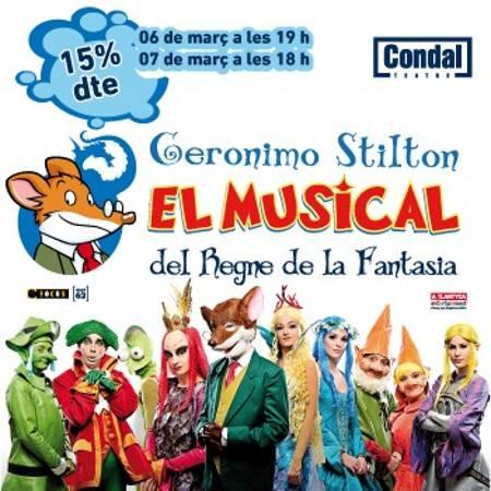 El musical de Gerónimo Stilton se presenta en Barcelona