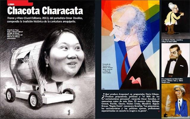 Trazos y Risas de Omar Zevallos en Caretas