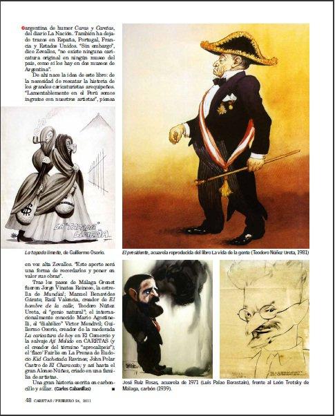 Trazos y Risas de Omar Zevallos en Caretas