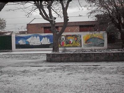 Recuerdos del día que en Balcarce nevó....!!!